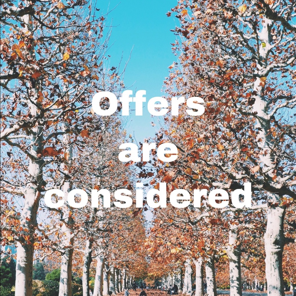 All offers are considered with care!! 😊💝